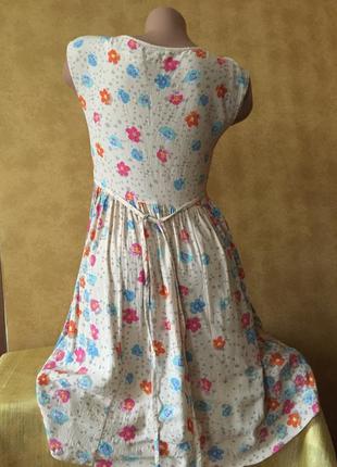 Милий сарафан міді в квіточки плаття2 фото