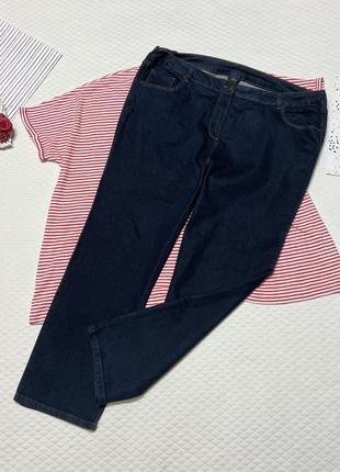Классные прямые темно-синие джинсы бренда m&co 👖2 фото