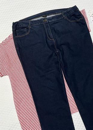 Класні прямі темно-сині джинси  бренду m&co 👖4 фото