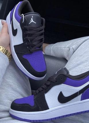 Jordan 1 low court purple