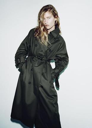 Тренч оверсайз с хлястиками