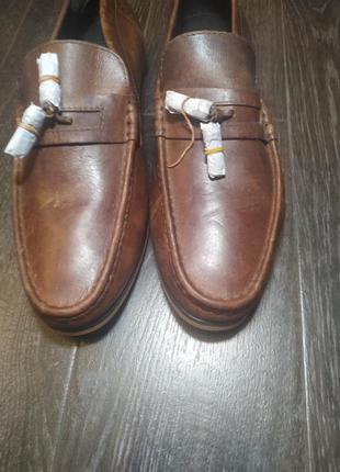 Кожаные мужские туфли, олферы asos5 фото