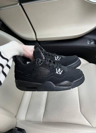 Кросівки jordan 4 black cat