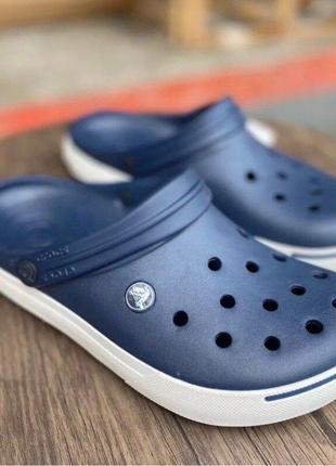 Крокc крокбенд клог сині нави crocs crocband ii clog navy9 фото