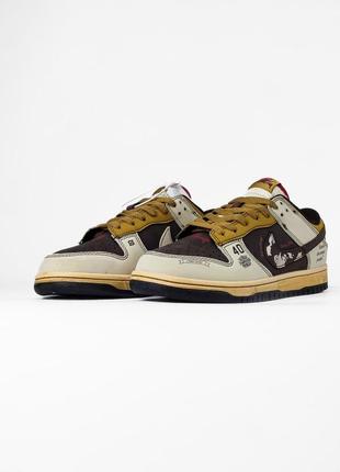 Кроссовки «nike sb dunk low x stussy 40th»