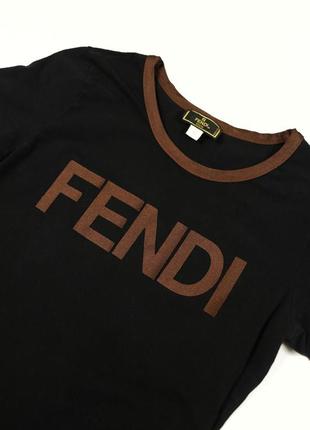 Винтажная футболка от fendi