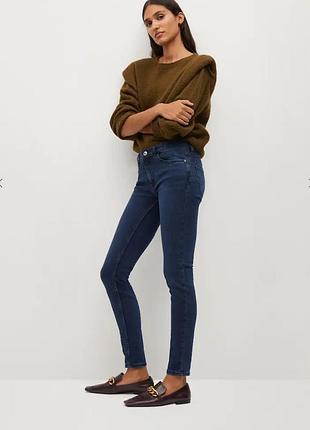 Джинси mango kim пуш ап, джинси скіні стрейч, джинси скинни оригінал mango