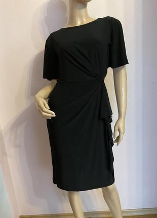 Черное красивое коктельное платье/s/brend roksanda ilincic