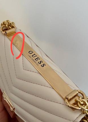 Бежева сумка guess2 фото