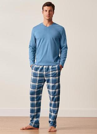 Комплект ♕ якісна чоловіча піжама від tchibo (німеччина) р.: 48-50(м євро)