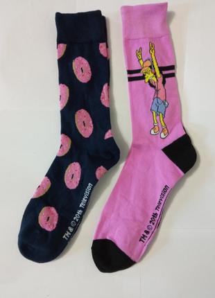 Две пары! набор!
носки simpsons primark англия хлопковые
размер: 39-43