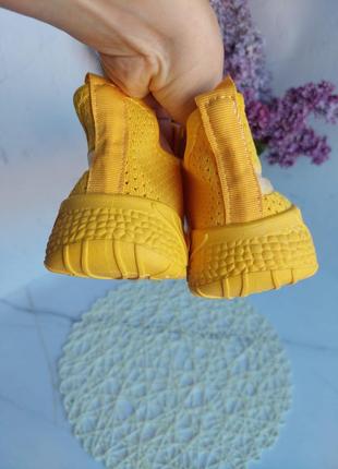 Невероятно классные лёгкие кроссовки/мокасины в желтом цвете, топ продаж, размер 37-403 фото