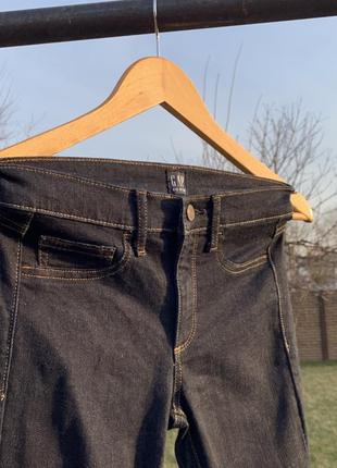 Нові жіночі джинси скінні у темно-синьому кольорі від gap (хс-с)2 фото