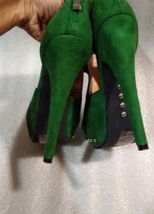 Розпродаж rainbow фірмові босоніжки зелені туфлі3 фото