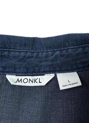 Крута джинсова сорочка monki в стилі oversize, xl9 фото