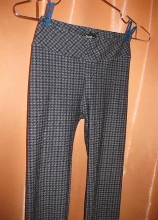 Лосины трикотажные плотные теплые тянутся эластичные маленький размер на длинные ноги км1954