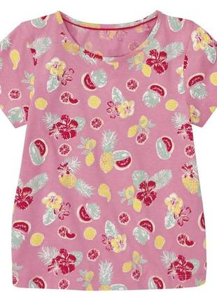 Набор для девочки (футболка, капри и панама), рост 122-128, цвет розовый2 фото