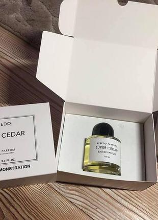 Byredo super cedar,100 мл, ниша,парфюм.вода, оригинал