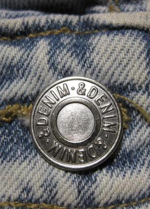 Модна джинсова куртка світла вкорочена джинсовка варьонка h&m & denim маленький розмір 34eu/160-80а10 фото