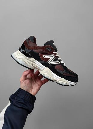 Кроссовки new balance 9060 black/brown6 фото