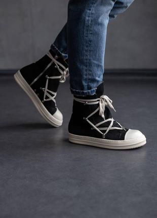 Женские кеды rick owens denim7 фото