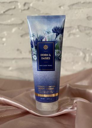 Парфумований крем для тіла bath and body works denim & daisies оригінал