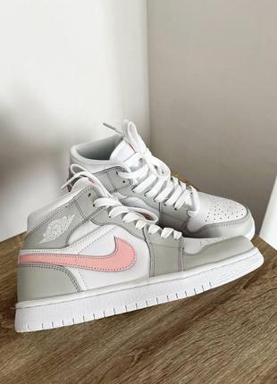 Женские кроссовки Smoke jordan Michael 1 high люкс качество
