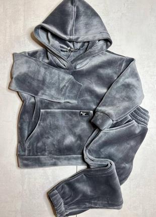 Плюш велюр костюм супер якості