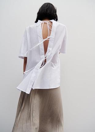 Оверсайз футболка, блуза zara, розмір s