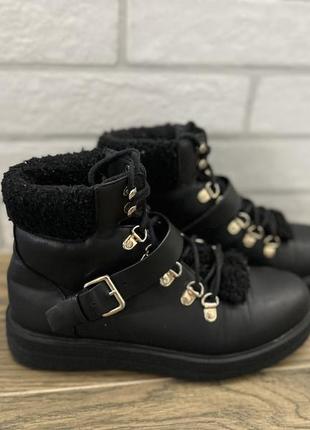 Зимние ботинки из натуральной кожи4 фото