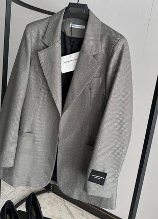 Серый пиджак люкс2 фото