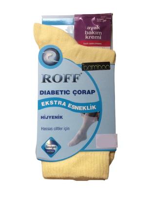 Женские носки для диабетиков roff 36-39, разные цвета5 фото