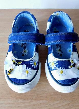 Суперові мокасини, туфлі casual collection girls 20 р. по устілці 13 см