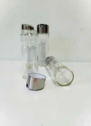 Диспенсер пляшка ємність для олії, оцту, соусів скло 170 мл6 фото