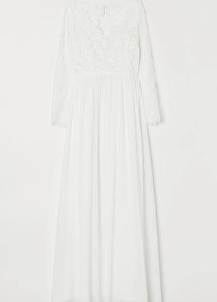 Весельное платье с длинным рукавом h&amp;m