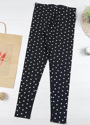 Лосины в сердечко от primark cares 10-11 лет, 140-146 см.