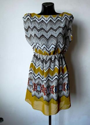 Летнее платье в орнамент