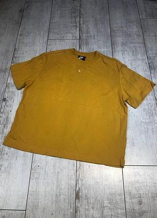 Футболка центр лого nike оверсайз