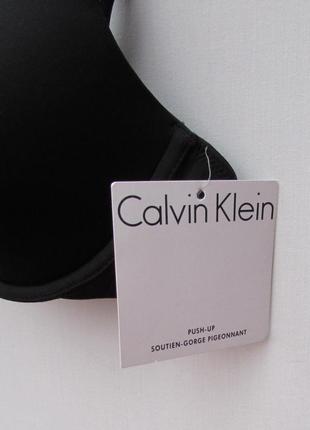 Гладкий бюстгальтер пушап 75b calvin klein4 фото