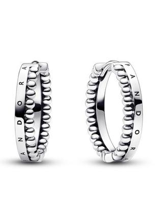 Сережки кульчики пусети срібло пандора pandora silver s925 ale з біркою і пломбою 925 проба срібні