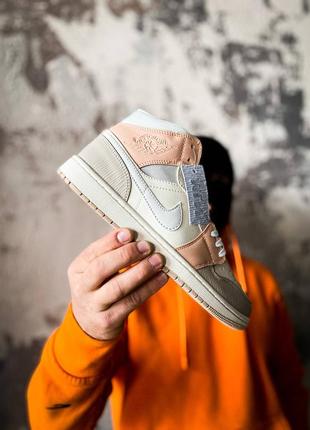 Женские кроссовки jordan for retro 1 high люкс качество