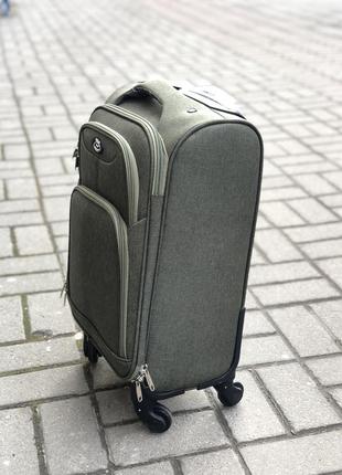 Малый чемодан vings зеленый2 фото