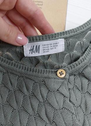 Кофта от h&amp;m на 6-8 лет, 116-128 см.2 фото