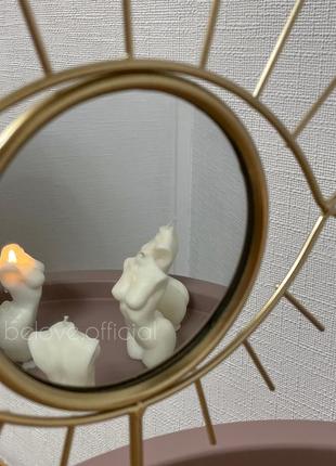 Свеча с соевого воска женский силуэт/фигура женская