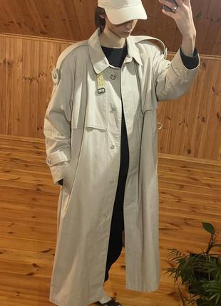 Тренч оверсайз светлый