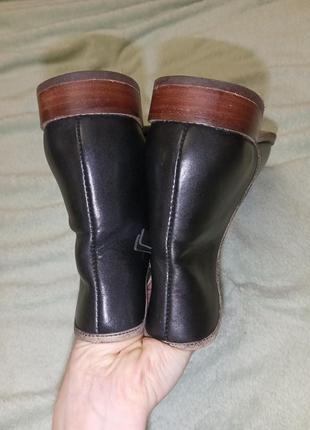 Ботинки женские кожа размер 37-38 стелька 24 см черевики8 фото