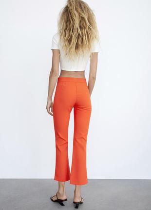 Штаны zara mini flare trousers - s5 фото