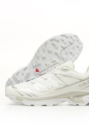 Salomon s/lab xt-6 white silver, кроссовки мужские белые саломон, кроссовки мужское саломон, кроссовки белые8 фото