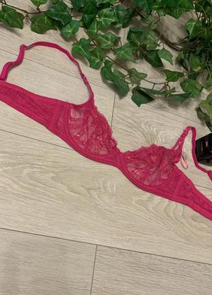 Розовый гипбровый лиф