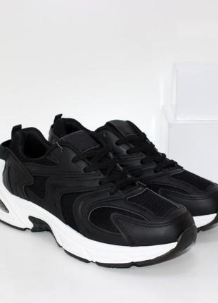 Підліткові кросівки чорні, подростковые кроссовки черные5 фото